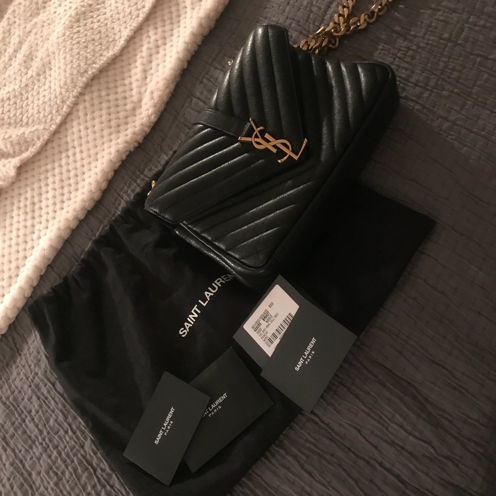 YSL Criss body lamb skin